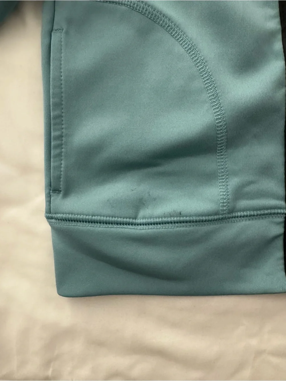 OshKosh B'gosh Teal Zip-Up Hoodie with Black Trim